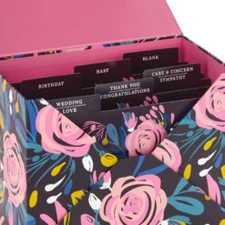 Hallmark Assorted Cards For All Occasions In Floral Organizer Box, Box Of 24 -Fashion Accessories Store 24 Cards for AllOccasions in Floral Organizer Box 5EDX3457 07