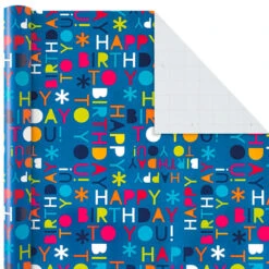 Hallmark All Occasions Wrapping Paper Rolls, 6 Pack -Fashion Accessories Store All Occasions Wrapping Paper Rolls 6 Pack 5JXW1745 04