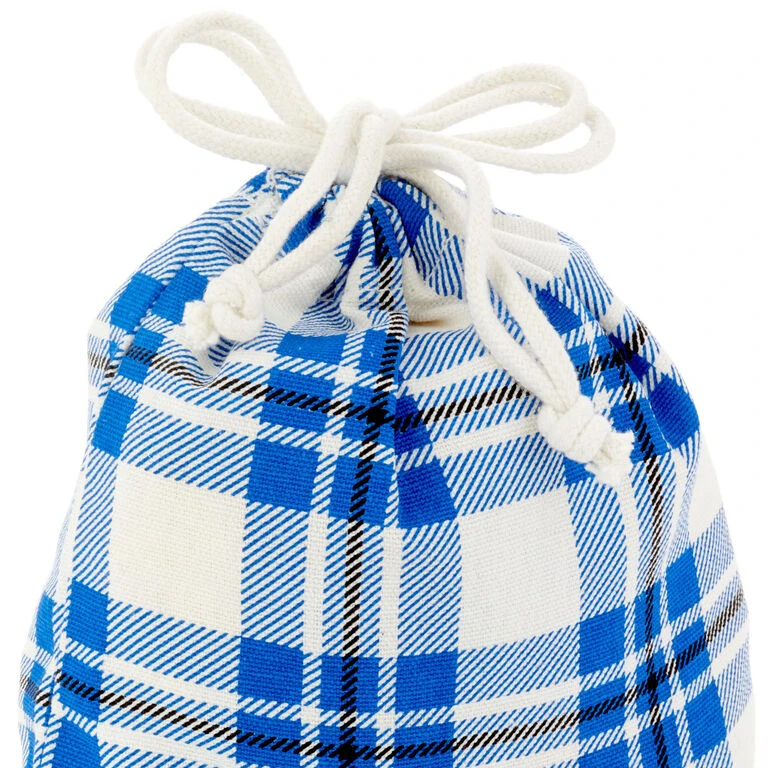 Hallmark 10" Assorted Plaid 3-Pack Fabric Gift Bags 7 Hallmark 10" Assorted Plaid 3-Pack Fabric Gift Bags - Image 5