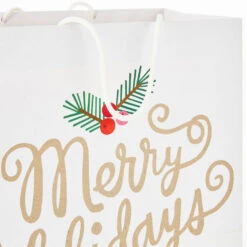 Hallmark Assorted Holiday Merry 8-Pack Small, Medium And Large Christmas Gift Bags -Fashion Accessories Store Assorted Small Large Holiday Prints Christmas Gift Bags 5XGB1412 04