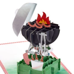 Hallmark Just For You BBQ Grill 3D Pop-Up Birthday Card -Fashion Accessories Store BBQ Grill 3D PopUp Birthday Card 1299LAD2898 04