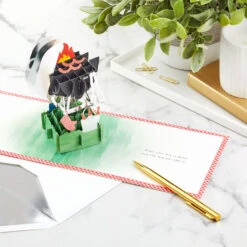 Hallmark Just For You BBQ Grill 3D Pop-Up Birthday Card -Fashion Accessories Store BBQ Grill 3D PopUp Birthday Card 1299LAD2898 08