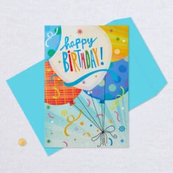 Hallmark 16" Fun Balloons Pop-Up Jumbo Birthday Card -Fashion Accessories Store Balloons for Fun Birthday Card 1299CBG1009 06