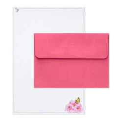 Hallmark Marjolein Bastin Pink Flowers Stationery Set, 40 Sheets -Fashion Accessories Store Bastin Pink Flowers Blank Sheets Stationery Set 1STN1142 03