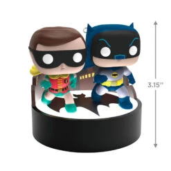 Hallmark Batman™ The Classic TV Series Batman™ And Robin™ Funko POP!® Ornament With Light And Sound -Fashion Accessories Store Batman and Robin Funko Keepsake Ornament 3299QXI6299 03