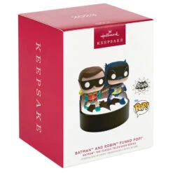 Hallmark Batman™ The Classic TV Series Batman™ And Robin™ Funko POP!® Ornament With Light And Sound -Fashion Accessories Store Batman and Robin Funko Keepsake Ornament 3299QXI6299 04