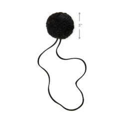 Hallmark 26" Black-and-White Fabric Gift Wrap With Elastic Band -Fashion Accessories Store BlackandWhite Square Flat Wrapping Cloth 1299EJR6377 05