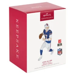 Hallmark NFL Buffalo Bills Josh Allen Football Legends Ornament -Fashion Accessories Store Buffalo Bills Josh Allen Keepsake Ornament 2299QXR8247 04