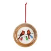 Cardinals On Light String Wood Ornament -Fashion Accessories Store Cardinals on Light String Wooden Ornament 2020230122 01