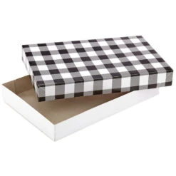 Hallmark Checks And Plaids 12-Pack Designed Shirt Boxes -Fashion Accessories Store Checks and Plaids 12Pack Designed Shirt Boxes 5XBC1124 04