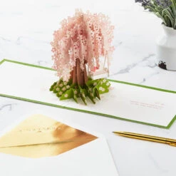 Hallmark One And Only Love Cherry Blossoms 3D Pop-Up Valentine's Day Card -Fashion Accessories Store Cherry Blossoms 3D PopUp Valentines Day Card 1299IAV5022 05