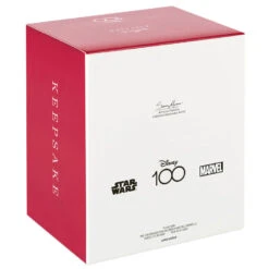 Hallmark Disney 100 Years Of Wonder Star Wars™ And Marvel Heroes Ornaments, Set Of 4 -Fashion Accessories Store Chewie Grogu Black Panther Spiderman Keepsake Ornaments 5499QXI7447 13