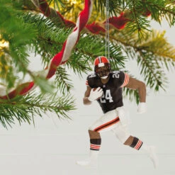 Hallmark NFL Cleveland Browns Nick Chubb Ornament -Fashion Accessories Store Cleveland Browns Nick Chubb Keepsake Ornament 2299QXI7159 02