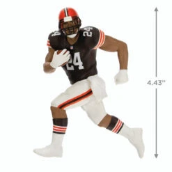 Hallmark NFL Cleveland Browns Nick Chubb Ornament -Fashion Accessories Store Cleveland Browns Nick Chubb Keepsake Ornament 2299QXI7159 03