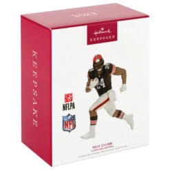 Hallmark NFL Cleveland Browns Nick Chubb Ornament -Fashion Accessories Store Cleveland Browns Nick Chubb Keepsake Ornament 2299QXI7159 04