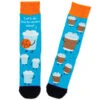 Hallmark Coffee Cups Playing Basketball Funny Crew Socks -Fashion Accessories Store Coffee Cups Playing Basketball Funny Novelty Crew Socks 1SOX2086 01