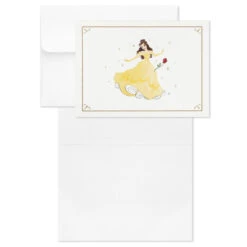 Hallmark Disney Princess Assorted Boxed Blank Note Cards Multipack, Pack Of 24 -Fashion Accessories Store Disney Princesses Assorted Boxed Blank Note Cards 3SOM3887 03