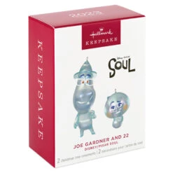 Hallmark Disney/Pixar Soul Joe Gardner And 22 Ornaments, Set Of 2 11 Hallmark Disney/Pixar Soul Joe Gardner And 22 Ornaments, Set Of 2 -Fashion Accessories Store Disney Soul Joe Gardner and 22 Keepsake Ornaments 1999QXE3269 04