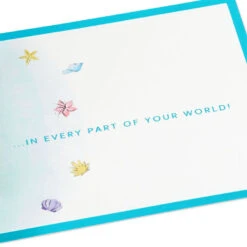 Hallmark Disney The Little Mermaid Wishing You Happiness 3D Pop-Up Card -Fashion Accessories Store Disney The Little Mermaid Ariel 3D PopUp Card for Her 1499LAD2902 03