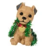 Hallmark Puppy Love Terrier 2023 Ornament -Fashion Accessories Store Dog With Tinsel Keepsake Ornament 1599QXR8177 01