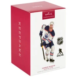 Hallmark NHL® Edmonton Oilers® Connor McDavid Ornament -Fashion Accessories Store Edmonton Oilers Connor McDavid Keepsake Ornament 2299QXI7169 04
