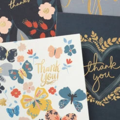 Hallmark Elegant Florals Boxed Blank Thank-You Notes Assortment, Pack Of 48 -Fashion Accessories Store Elegant Florals Assorted Boxed ThankYou Cards 5STZ1169 03
