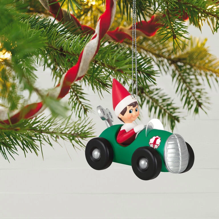 Hallmark The Elf On The Shelf® Race To The Finish Scout Elf™ Ornament 4 Hallmark The Elf On The Shelf® Race To The Finish Scout Elf™ Ornament - Image 2