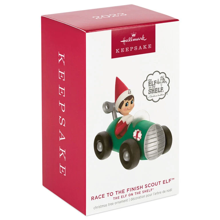 Hallmark The Elf On The Shelf® Race To The Finish Scout Elf™ Ornament 6 Hallmark The Elf On The Shelf® Race To The Finish Scout Elf™ Ornament - Image 4