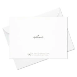 Hallmark Ivory Floral Flat Note Cards In Caddy, Box Of 40 -Fashion Accessories Store Floral SinglePanel Note Cards With Caddy 3CNT5048 07
