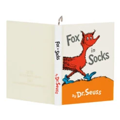 Hallmark Dr. Seuss's Fox In Socks™ Who Sews Whose Socks? Ornament -Fashion Accessories Store Fox in Socks Book Keepsake Ornament 1799QXI7319 06