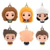 Mini Friends Shatterproof Hallmark Ornaments, Set Of 6 -Fashion Accessories Store Friends Miniature Christmas Ornaments Set of 6 2HCM9229 01