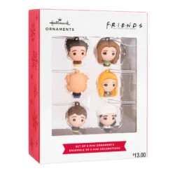 Mini Friends Shatterproof Hallmark Ornaments, Set Of 6 -Fashion Accessories Store Friends Miniature Christmas Ornaments Set of 6 2HCM9229 04