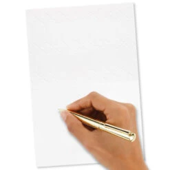 Hallmark Gold Butterfly On Pink Blank Note Cards, Box Of 8 -Fashion Accessories Store Gold Butterfly on Pink Blank Note Cards 1499CNT1125 03