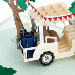 Hallmark Hope Your Day Is Good To A Tee Golf 3D Pop-Up Card -Fashion Accessories Store Golf Cart Pun Good Day 3D PopUp Card 5RZH1304 04