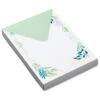 Hallmark Fern Border Stationery Set, 20 Sheets -Fashion Accessories Store Green Ferns Writing Sheets Stationery Set 1STN1144 01