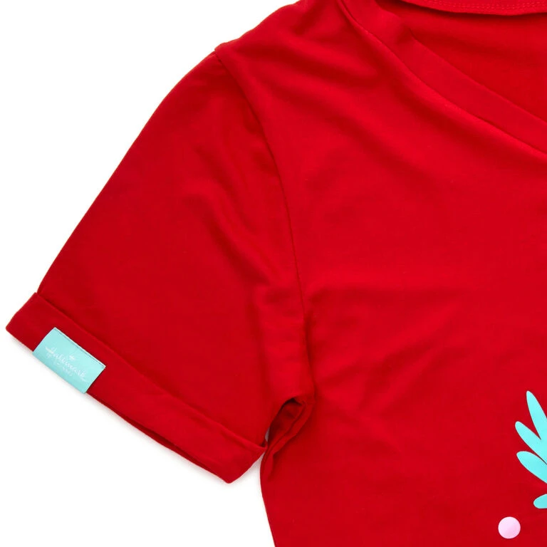 Hallmark Channel Only Awake Oversized Women's Red Sleep Shirt, Small/Medium 5 Hallmark Channel Only Awake Oversized Women's Red Sleep Shirt, Small/Medium - Image 3