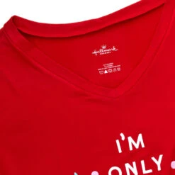 Hallmark Channel Only Awake Oversized Women's Red Sleep Shirt, Small/Medium 9 Hallmark Channel Only Awake Oversized Women's Red Sleep Shirt, Small/Medium -Fashion Accessories Store Hallmark Channel Only Awake Sleep Shirt 1XKT3531 04