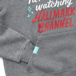 Hallmark Channel Rather Be Watching Sweatshirt Hoodie, X-Large -Fashion Accessories Store Hallmark Channel Rather Be Watching Sweatshirt Hoodie 1XKT3552 03
