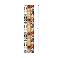 Hallmark Harry Potter™ 3-Pack Assorted Wrapping Paper, 60 Sq. Ft. Total -Fashion Accessories Store Harry Potter Assorted Wrapping Paper Pack 5EWR2958 08