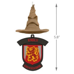 Harry Potter™ Sorting Hat Personalized Text Ornament, Gryffindor™ -Fashion Accessories Store Harry Potter Sorting Hat Personalized Ornament Gryffindor 2499QHE1883B5 03