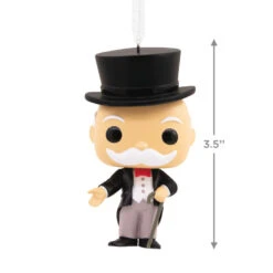 Hasbro® Mr. Monopoly Funko POP!® Hallmark Ornament -Fashion Accessories Store Hasbro Mr. Monopoly Funko POP Christmas Ornament 3HCM2311 03