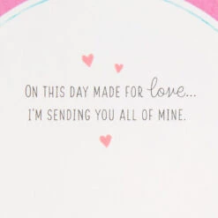 Hallmark All My Love Snow Globe Musical 3D Pop-Up Valentine's Day Card With Motion -Fashion Accessories Store Hearts Snow Globe 3D PopUp Music Motion Valentines Day Card 1299VAY9986 03