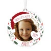 Hallmark Holiday Personalized Text And Photo Ceramic Ornament 1 Hallmark Holiday Personalized Text And Photo Ceramic Ornament -Fashion Accessories Store Holiday Personalized Round Christmas Ornament 1999QHE1711B22 01