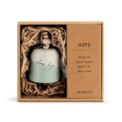 Demdaco Hope Mini Inspired Bell, 2.5" 7 Demdaco Hope Mini Inspired Bell, 2.5" -Fashion Accessories Store Hope Mini Inspired Bell 1008010013 03