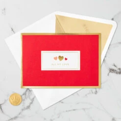 Hallmark All My Love Hearts 3D Pop-Up Love Card -Fashion Accessories Store I Love You Hearts 3D PopUp Love Card 1299LAD2889 04