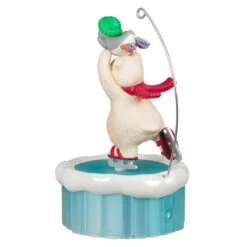 Hallmark Skating Snowball And Tuxedo Ornament With Motion 13 Hallmark Skating Snowball And Tuxedo Ornament With Motion -Fashion Accessories Store Ice Skating Polar Bear and Penguin Keepsake Ornament 3499QGO2677 06