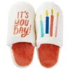 Hallmark It's You Day Birthday Slippers With Sound, Small/Medium -Fashion Accessories Store Its You Day Birthday Slippers With Sound 1SLP1010 01
