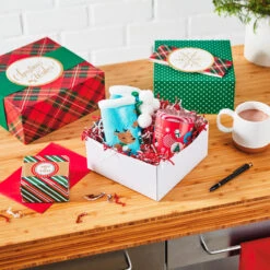 Hallmark Joy To You 3-Pack Christmas Gift Boxes, Assorted Sizes And Designs -Fashion Accessories Store Joy to You Assorted Christmas Gift Boxes 55XBC1128 02
