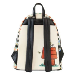 Loungefly Peanuts Snoopy And Woodstock Checkered Mini Backpack -Fashion Accessories Store Loungefly Peanuts Snoopy Checkered Mini Backpack PNBK0025 03