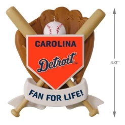 MLB Baseball Personalized Ornament, Tigers™ -Fashion Accessories Store MLB Baseball Personalized Ornament Tigers 2499QHE1913B103 04